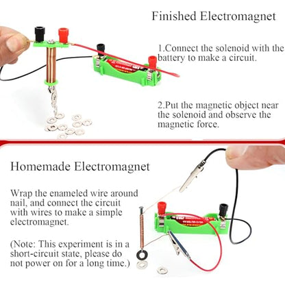Magnetic Science Kit Physics Electromagnet Experiment Lab Magnets for Kids