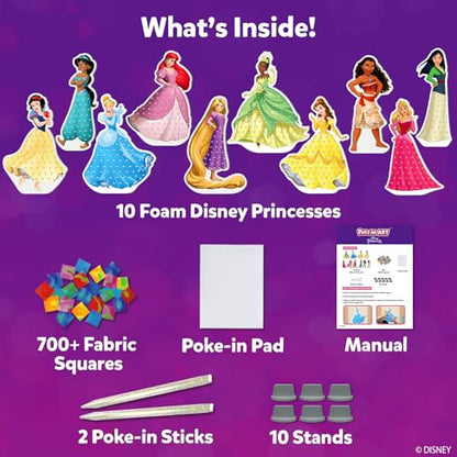 Skillmatics Poke-in Art – Disney Princesses, Wood Craft Kit, Gift for Kids - style: 3. Disney Princess