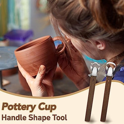 2 Pcs Pottery Handle Making Tools, Adjustable Clay Cutters,Classic Style - style: Classic Style