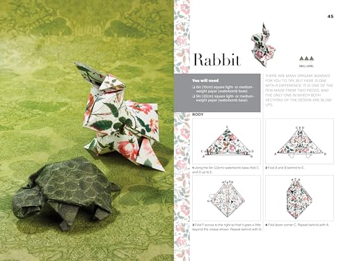 The Ultimate Origami Kit: Master the Art of Paper Folding - Includes: Instruction Book, 100 Pieces of Double Sided Origami Paper