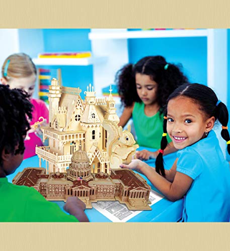 Puzzled 3D Puzzle The US Capitol Building Construction Kit, 277 Pieces Pack