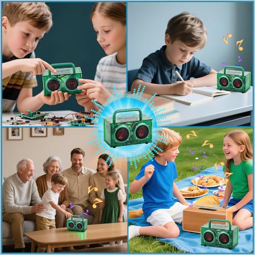 DIY Arylic Bluetooth Speaker Kit - STEM Toys for Ages 8-12 - color: Green