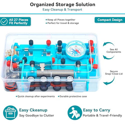 27PCS Magnet Science Kit for Kids Ages 8-16, Physics & Electricity - size: 27PCS