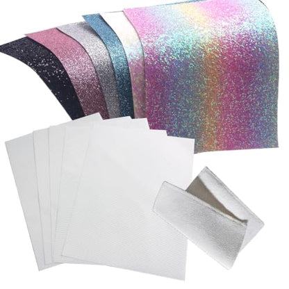 Fuse Bead Iron Paper Ironing Cloth Thick Texture Edge Binding Heat-Resistant Reusable Rainbow Gradient Fabric for Fuse Bead Towel Iron-On Transfer Craft Accessories Tool(Size:7.9"X11.8"A4) - size: Large