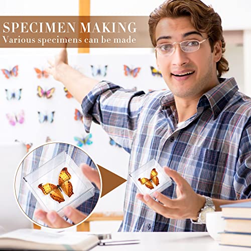 Taiyin 14 Pcs Insect Pinning Tools Kit, Clear Insect Display Case