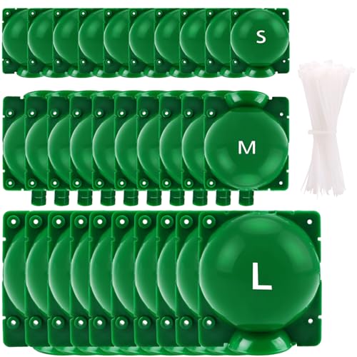 Plant Root Growing Box, 30 Pack, 3 Sizes, Green
