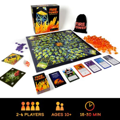 Runaway Parade Games Fire Tower Board Game Deluxe Edition