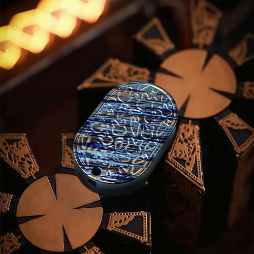 Desperate Rabbit Fidget Slider, Metal Fidget Toys Adults Haptic Coin EDC Fidget Toys Sensory Toy Executive Desk Toy for Keep Focus & Stress Relief (Titanium Ice) - color: Titanium Ice