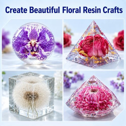LET'S RESIN 16oz Epoxy Resin Kits and Molds Complete Set for Beginners