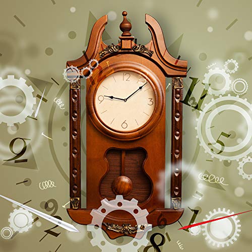 Hicarer Pendulum Clock Mechanism DIY Replacement Clock Movement Long Shaft Pendulum Quartz Hands Movement Mechanism Repair Kit for Kitchen Office(Shaft Length 4/5 Inch/ 20 Mm) - size: Shaft Length 4/ 5 Inch/ 20 mm
