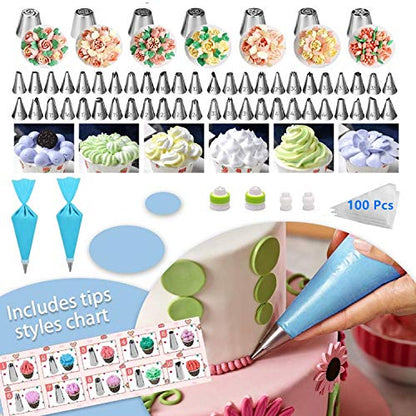 Cake Decorating Supplies, 493 PCS Cake Decorating Kit Cake Pans
