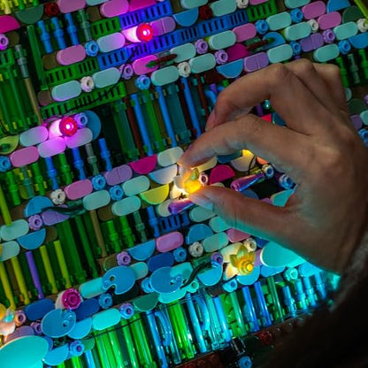 LocoLee Light kit Compatible with Lego 31220 Claude Monet – Bridge Over a Pond of Water Lilies - No Actual Model Only Lights, LED Lighting Compatible with Lego 31220 Monet (Standard Version) - style: Standard Version