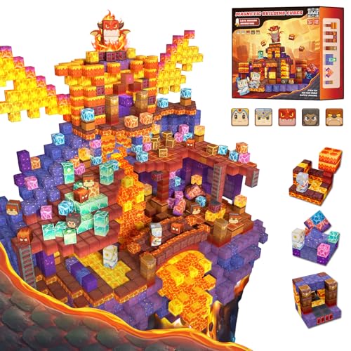 Rurvale Magnetic Blocks, Building Toys for Toddler 3+ Year Old Boy and Girl - color: 200pcs