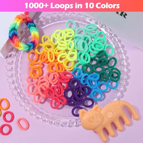 IQBOX Bracelet Making Kit Arts and Crafts for Kids Ages 8-12 - color: purple-bracelet making kit