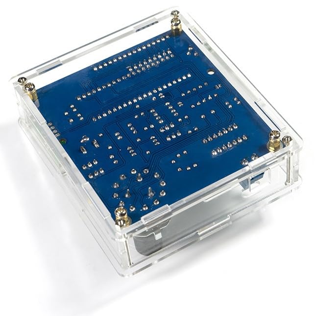 DIY Frequency, Inductance & Capacitance Meter Soldering Practice kit, Complete Soldering Project kit with Components, PCB & Enclosure, Perfect for Electronics Enthusiasts & Beginners
