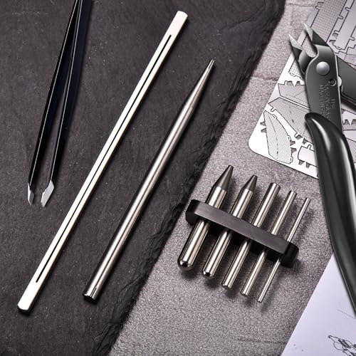 Honoson 12 Pcs Metal Model Tool Kit for 3D Earth Puzzles