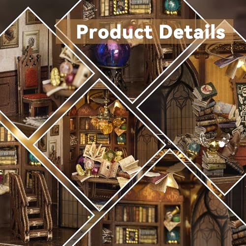Flever Dollhouse Miniature DIY House Kit Creative Room with Furniture for Romantic Valentine's Gift (Magical Fate) - color: Magical Fate