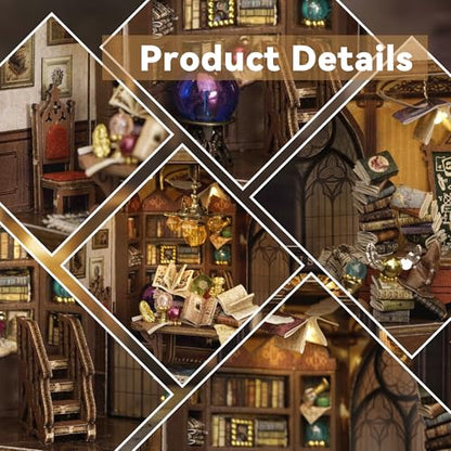 Flever Dollhouse Miniature DIY House Kit Creative Room with Furniture for Romantic Valentine's Gift (Magical Fate) - color: Magical Fate