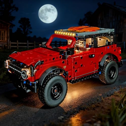 LED Light Kit Compatible with Lego 42213 Technic Ford Bronco SUV - color: Touch Switch Version
