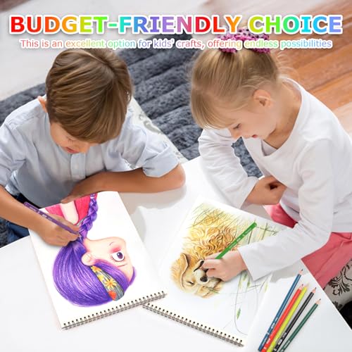9" x 12" Sketch Book, 2-Pack 50 Sheets Spiral Bound Art Sketchbook Notebook - size: 9" x 12"(Pack of 2)