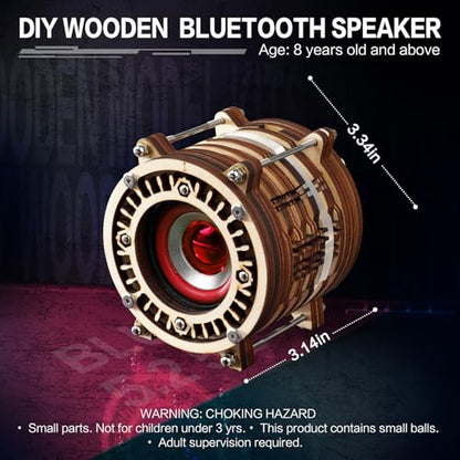 DIY Bluetooth Speaker Kit for Kids, STEM Electronic Project, Build Your Own - color: Red