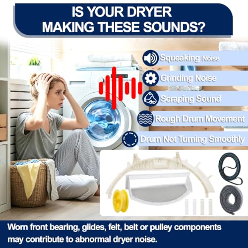 WE49X20697 Dryer Bearing Kit Replacement for Select GE Dryers