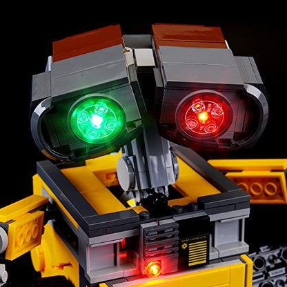 BRIKSMAX Led Lighting Kit for Ideas Wall-E - Compatible with Lego 21303 Building Blocks Model- Not Include The Lego Set
