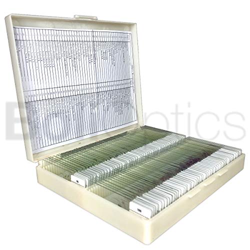 BoliOptics 200 Prepared Microscope Slides General Biology Specimen Set Plant Animal Human Anatomy Cells for Students Hobbyists Beginners Kids Homeschool, SL39901009