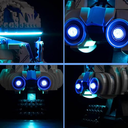 VONADO LED Light Kit Compatible with Lego Captain Rex Helmet Set 75349, DIY Lighting Compatible with Lego Helmet 75349 (No Model), Creative Lights Compatible with Lego Helmet 2023 Series - style: Light Compatible with Lego Captain Rex Helmet 75349