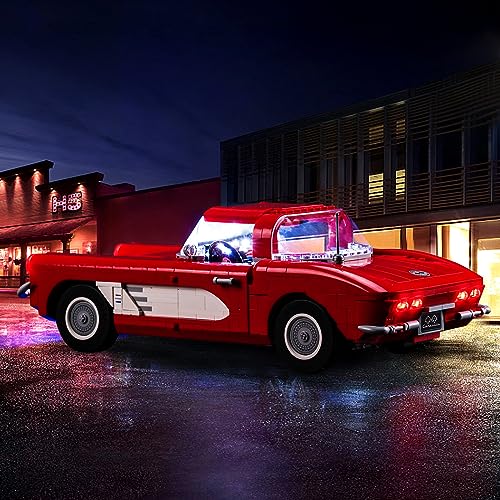 Upgraded Led Light Kit for Lego Icons Corvette Building Set, Compatible with Lego 10321 (Model Not Included) - style: Light Kit Lego 10321