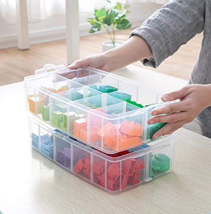 Sooyee 5 Layers Stackable Storage Container Clear - color: Clear, size: 5 Tier