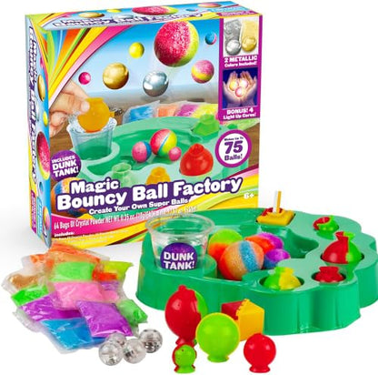Creative Kids DIY Magic Bouncy Balls - 75 Ball Factory - STEM Science Toys - color: Factory Edition