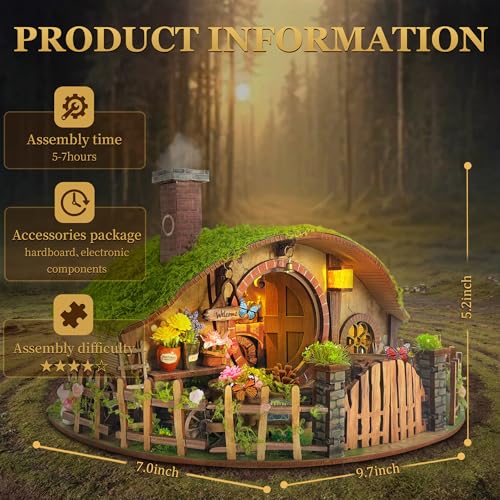 The Magic Ring House DIY Miniature House Kit & Book Nook Kit - color: The Magic Ring House