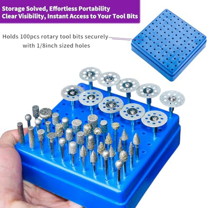 60 Grit Diamond Grinding Bit Set for Dremel, Rotary Tool Grinding Cutting Wheel 1/8” Shank for Stone Glass Tile Jewelry Engraving Rock Etching Carving Metal Wood - 32Pcs - style: Style 4