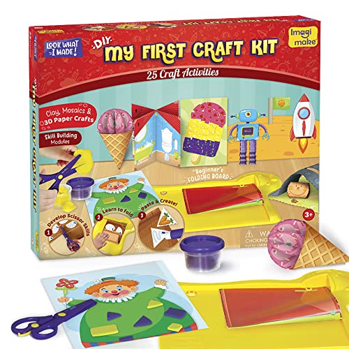 Imagimake My First Craft Kit, 25 Mess-Free Activities for Toddlers - style: My First Craft Kit