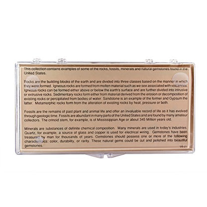 Fantasia Boxed Collection: Rocks, Fossils, Minerals and Gemstones of The USA in Presentation Case - Set #2