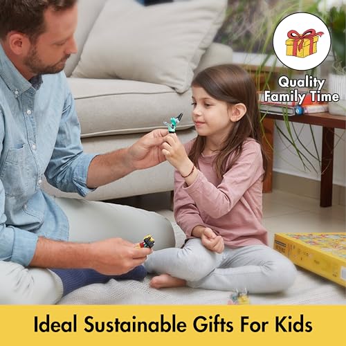 The Off Bits BabaBit Build Your Own Robot Toy Construction Set, Educational Easter Gift STEM Activities Learning Kit, Creative Build and Play Model Kit Steam Toys for 6 7 8 9 10+ Year Old Boys & Girls - style: BabaBit