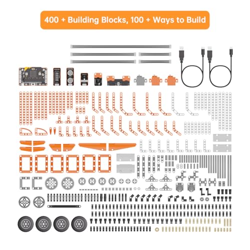 Robot Building Block Kit for MakeCode Graphical Coding STEM Education Set