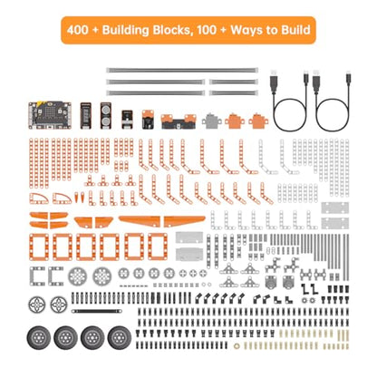 Robot Building Block Kit for MakeCode Graphical Coding STEM Education Set