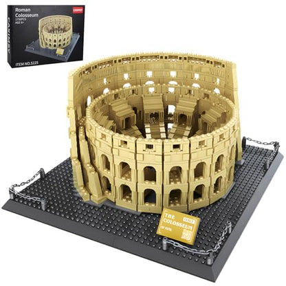 CAXIMSY Roman Colosseum Architecture Model Building Block Sets The Office Landmarks Skyline Set Toys Collection for Adults Kids 1756 Pieces - color: Rome Colosseumarchitecture