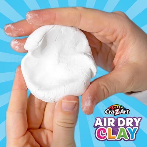 Cra-Z-Art Air Dry Clay - 5lb Bucket Natural White Modeling Clay, Perfect for Sculpting, School Projects, Bulk Class Supplies for Teachers, Day Cares, Camps, Essential for School