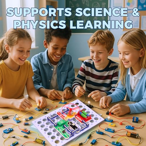 OnBots 300 STEM Electronics Kit | for Kids Age 8 + | Build 300 Science Projects to Learn Circuits & Engineering | 60 Parts & Full Colour Manual | Perfect Christmas and Birthday Gift for Boys & Girls