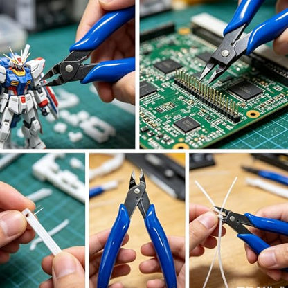 Small Wire Cutters Plier for Model Building Jewelry,Mini Flush Cutters