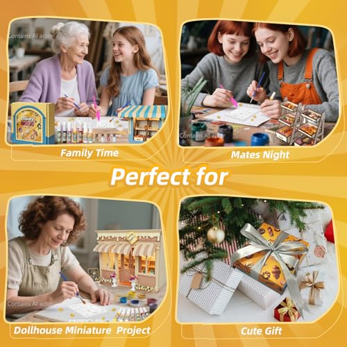 iLAND Crafts for Teens 14-16 Adults Bakery DIY Clay Art Kit, Birthday Gifts - style: Clay Bakery w/ Spotlights