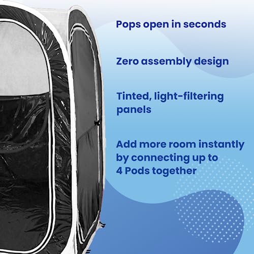 WeatherPod® MyPod™ 1-Person Tinted Window Pop-Up Sports Shelter - style: White