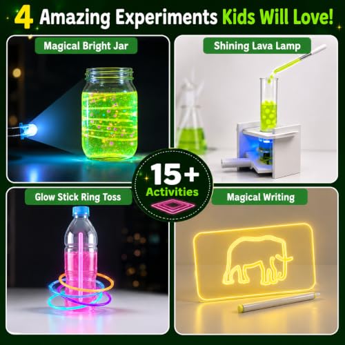 Science Experiments Kit for Kids 8-12 Years Old | Glow in the Dark