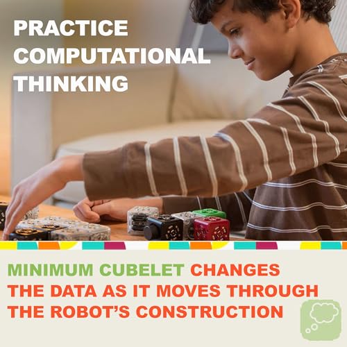 CUBELETS Modular Robotics Robot Blocks Minimum Robot Cube for Home Robotics STEM Kit - Ages 4+