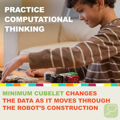 CUBELETS Modular Robotics Robot Blocks Minimum Robot Cube for Home Robotics STEM Kit - Ages 4+