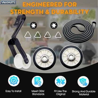 For Amana NED4600YQ0 NED4800VQ0 NED4500TQ0 NED4700YQ1 Dryer Repair Kit