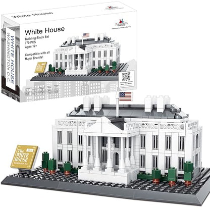 White House Building Block Set - 770 Pieces, Washington D.C. President